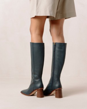 Alohas East Cuero Boots Azules | TZJNQ6870