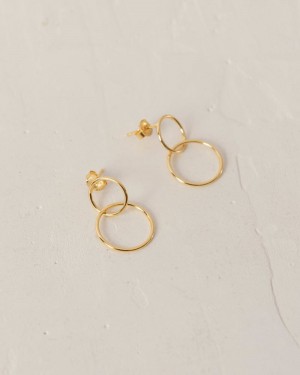 Alohas Papaya Earrings Dorados | MBYKE4561