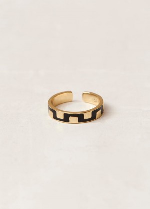 Alohas Roxy Ring Negros | GHDIU5947