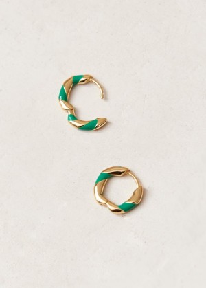 Alohas Tin Earrings Verdes | ZYBSL7250