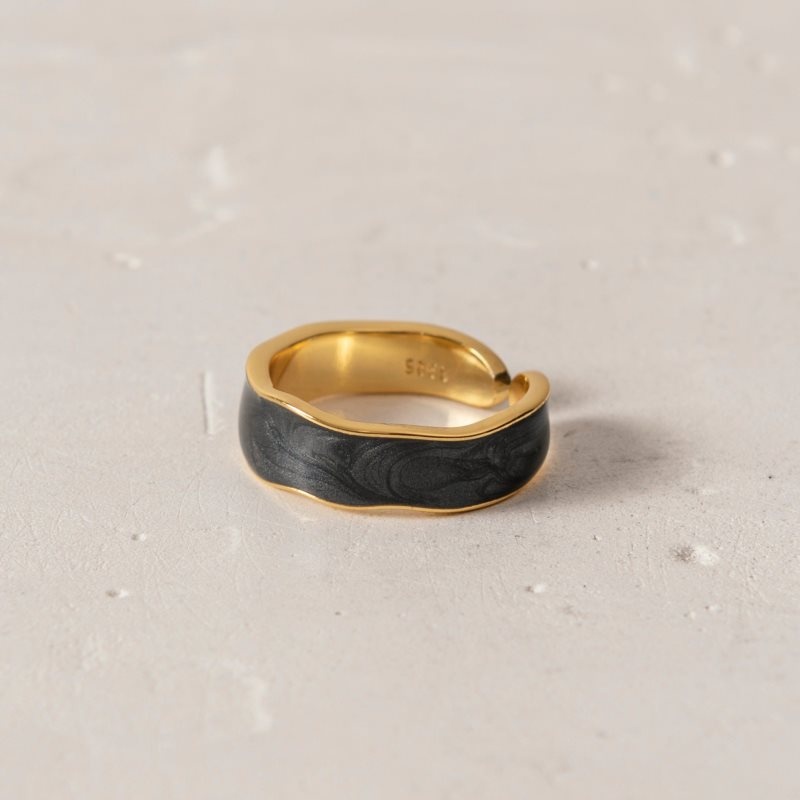 Alohas Abeam Ring Negros | DBWAE5794