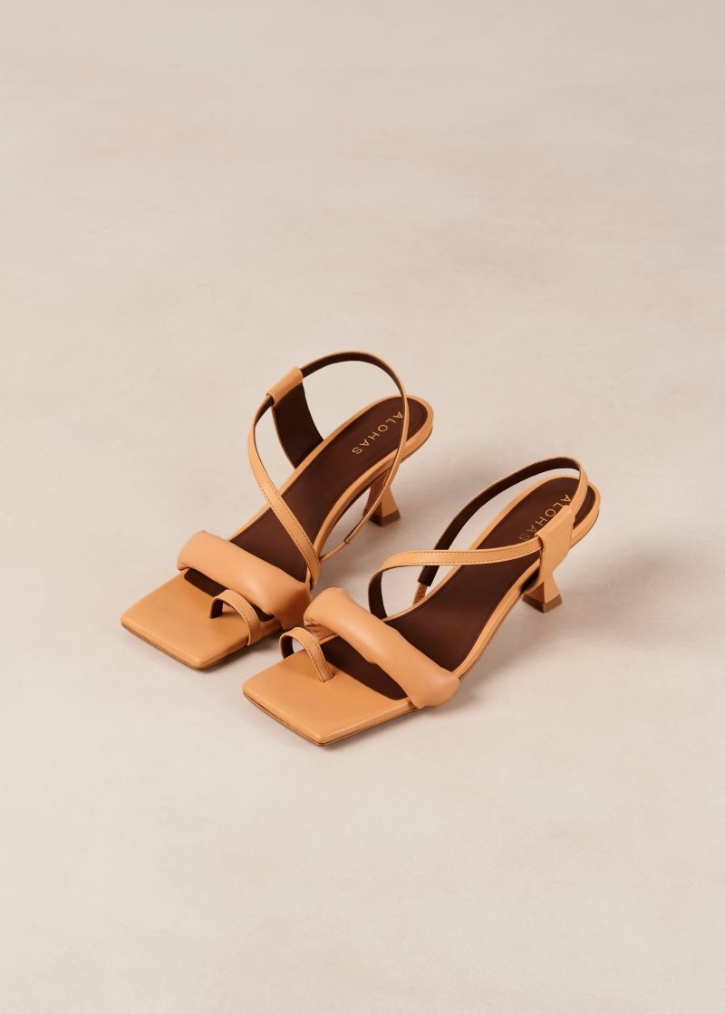 Alohas Asymmetric Straps Tiras Sandals Naranjas | CBUVW2410