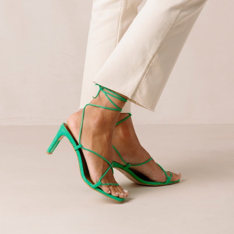 Alohas Bellini Cuero Sandals Verdes | MNYHX2047