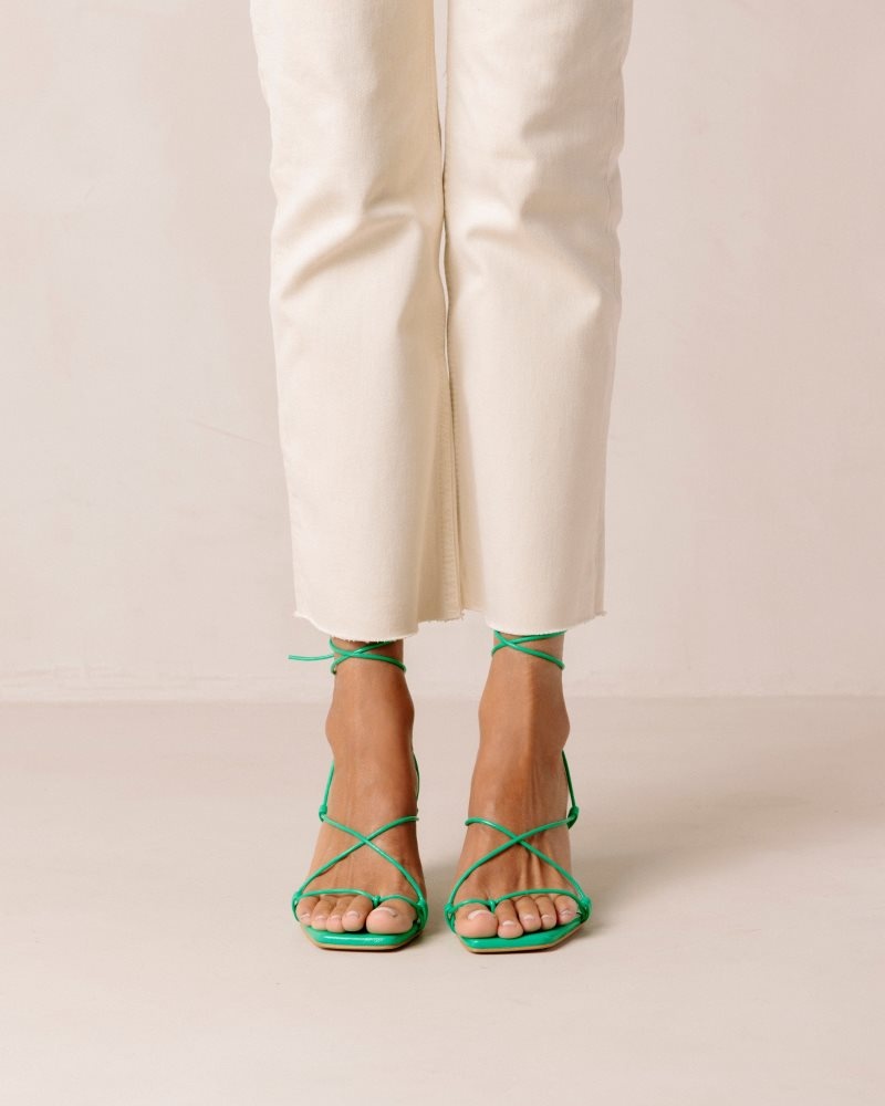 Alohas Bellini Cuero Sandals Verdes | MNYHX2047