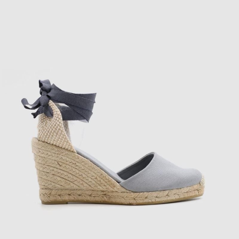 Alohas Clara by Day Lona Espadrilles Grises | XEVAC5072