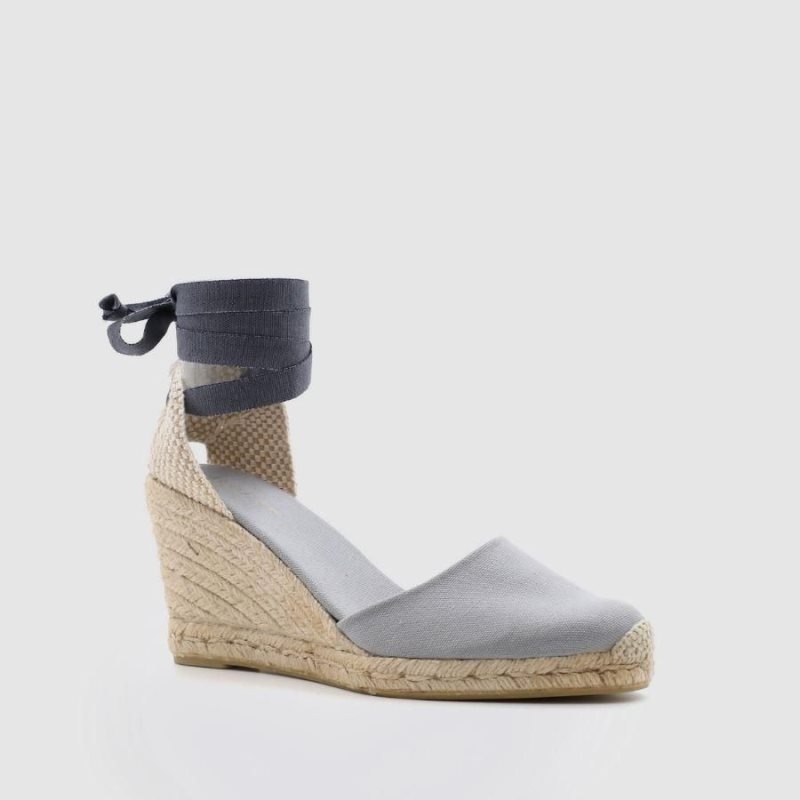 Alohas Clara by Day Lona Espadrilles Grises | XEVAC5072