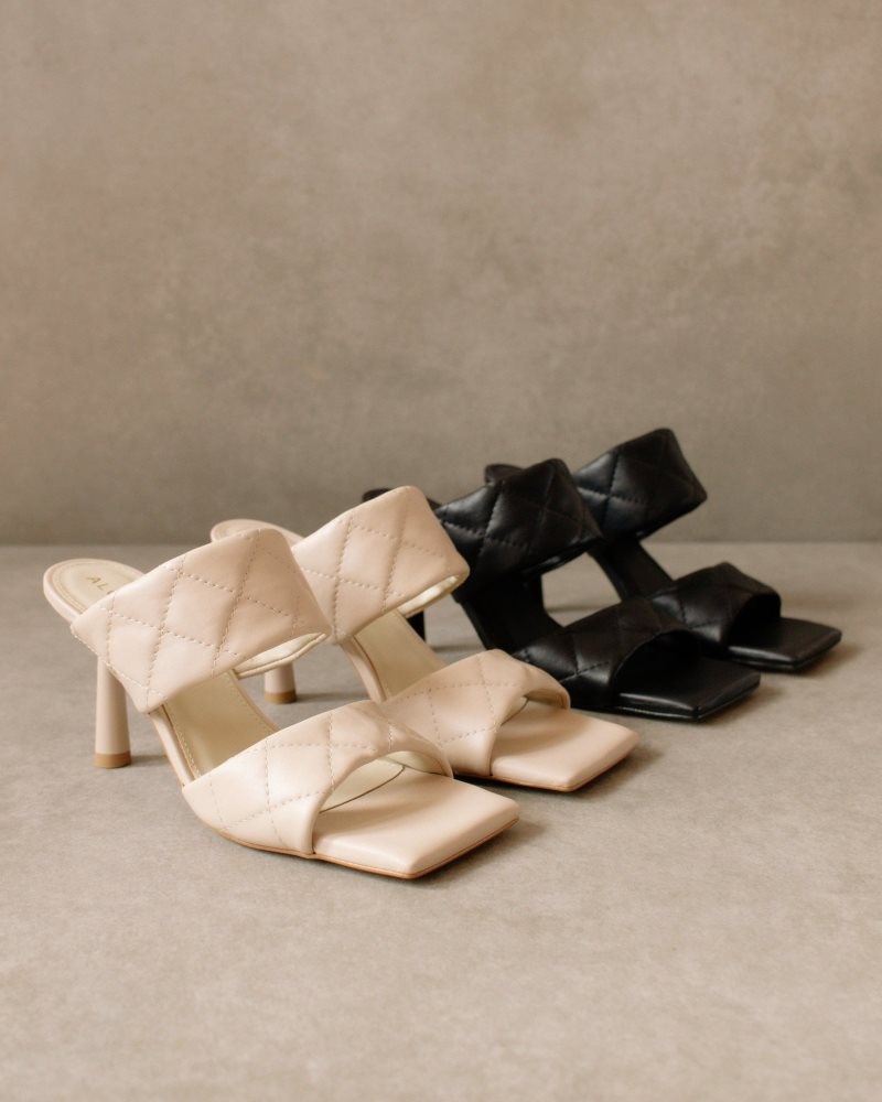 Alohas Conner Cuero Sandals Blancos | XEWRF5732