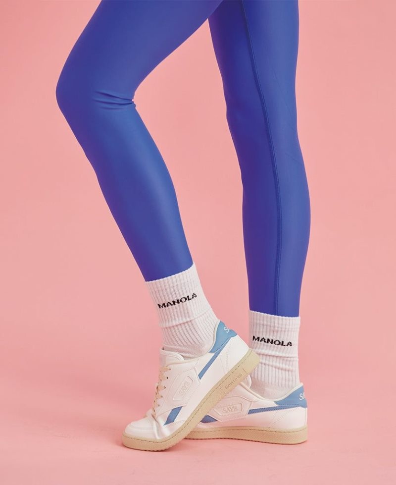 Alohas Core Algodon Leggings Ultramarine | JFMWK1624