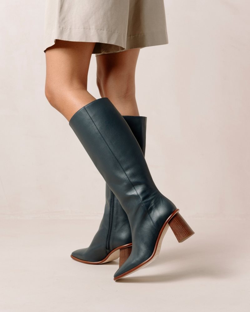 Alohas East Cuero Boots Azules | TZJNQ6870