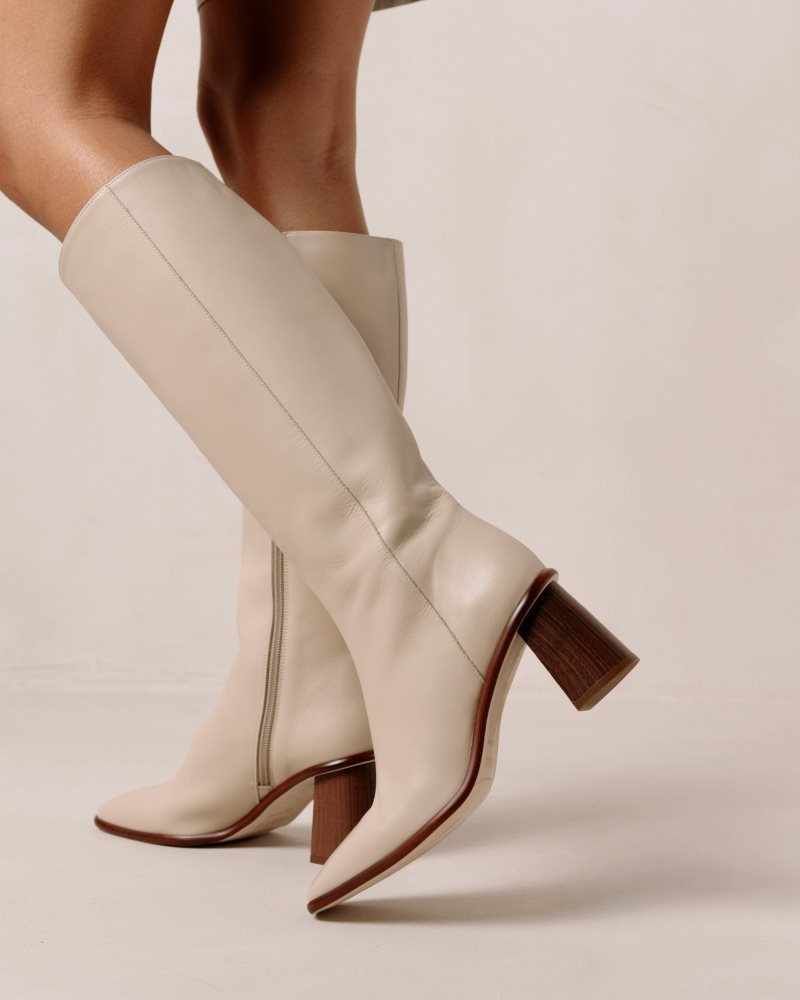 Alohas East Cuero Boots Grises Beige | QCRMO2058