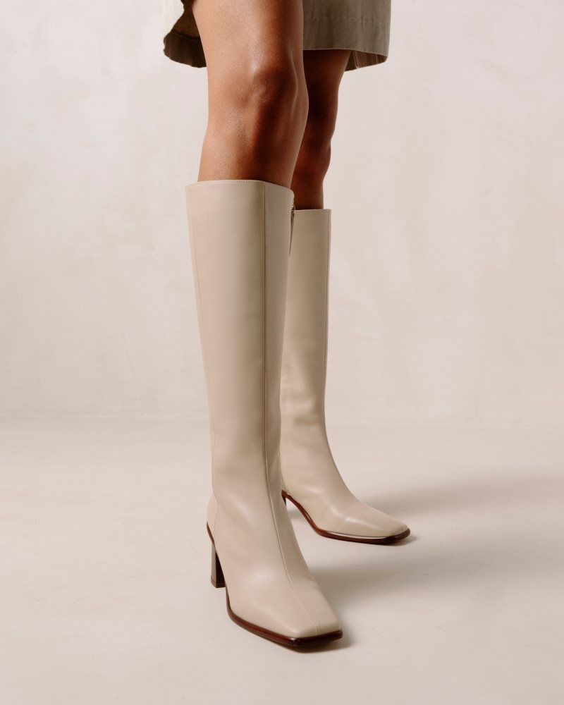 Alohas East Cuero Boots Grises Beige | QCRMO2058