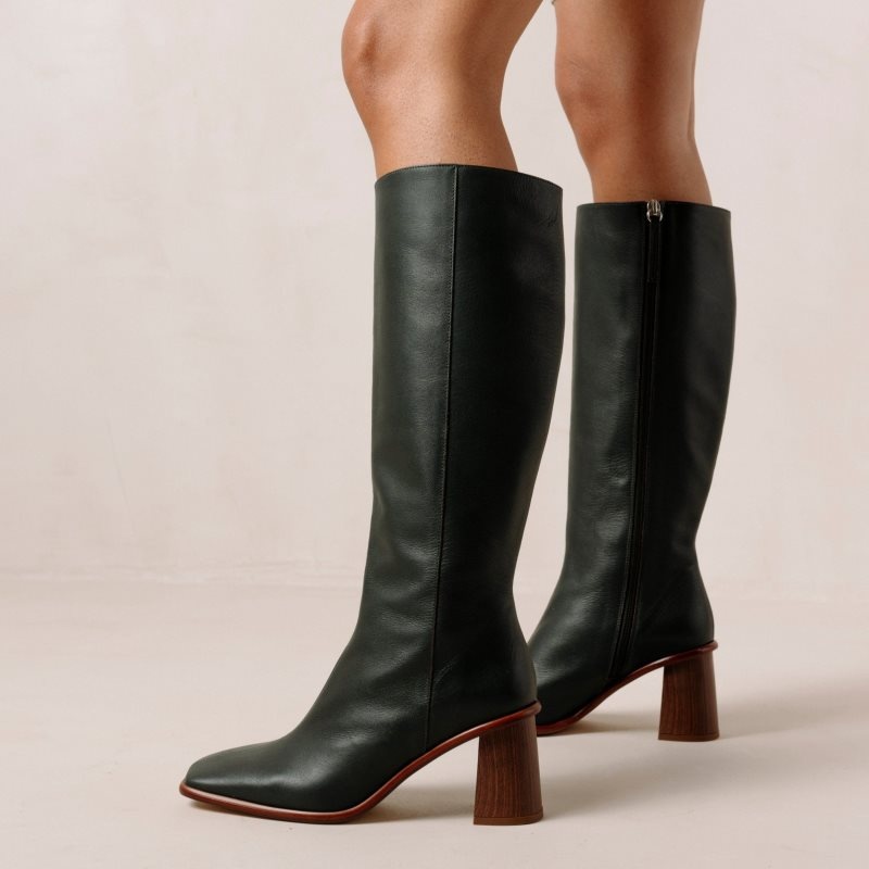 Alohas East Cuero Boots Verdes | UJKWQ8036