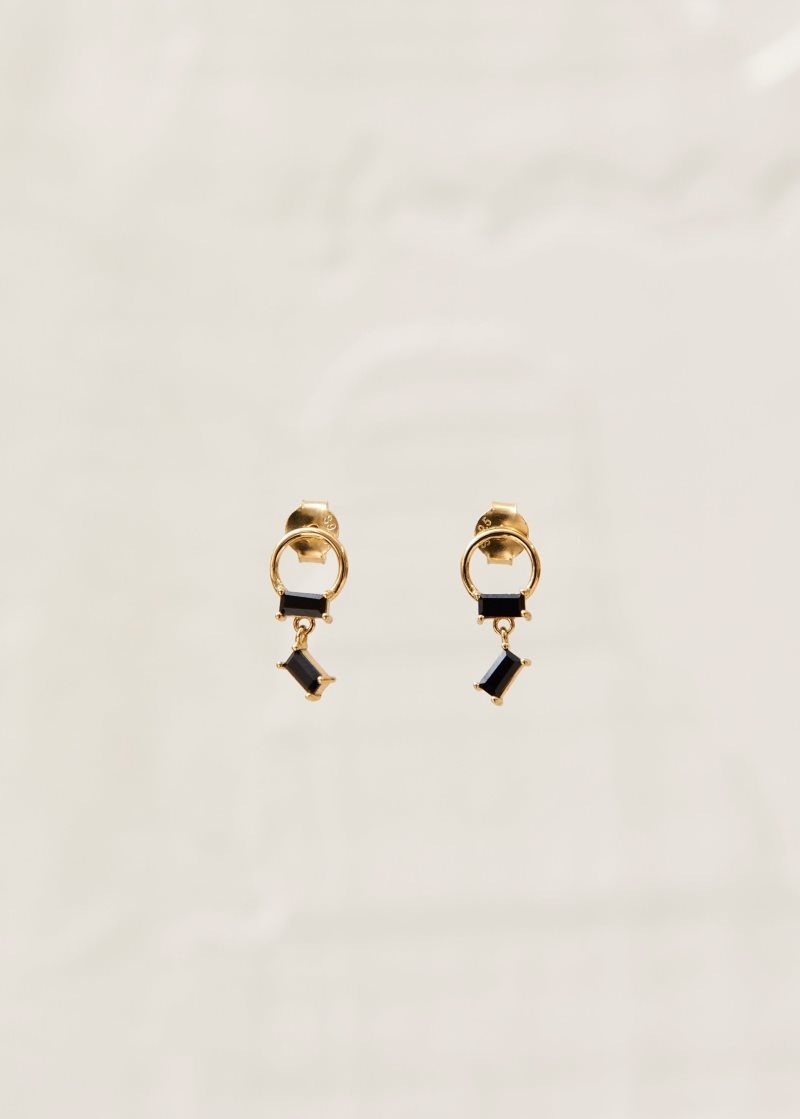 Alohas Fountain Earrings Negros | REKUZ7395