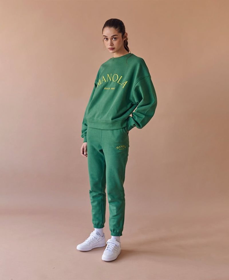 Alohas Iconic Sweatpant Verdes Oscuro | CWLVU5978