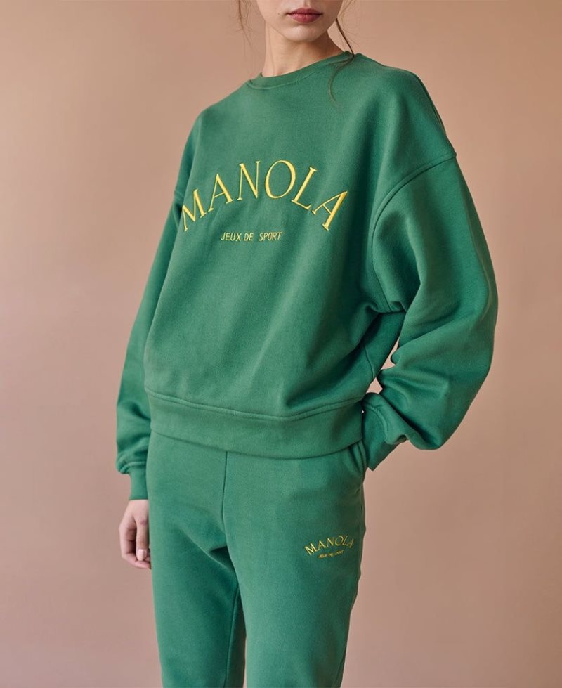 Alohas Iconic Sweatpant Verdes Oscuro | CWLVU5978