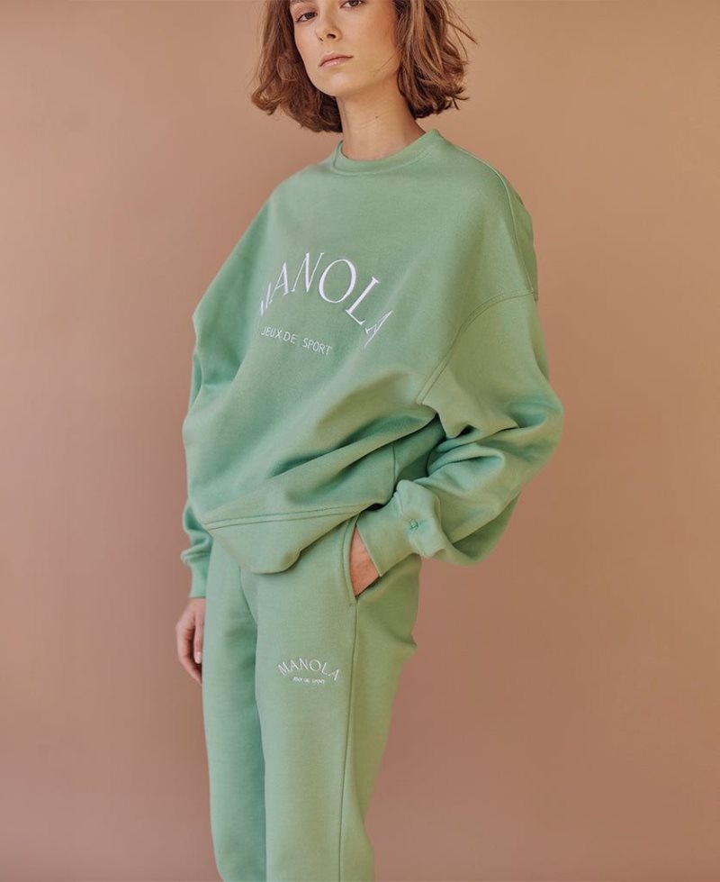 Alohas Iconic Sweatpant Verdes | SZWIV1650