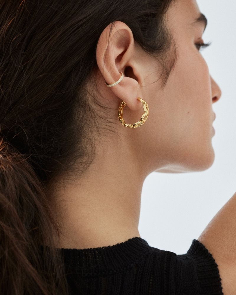 Alohas Loop Earcuff Dorados | SMHPB3029