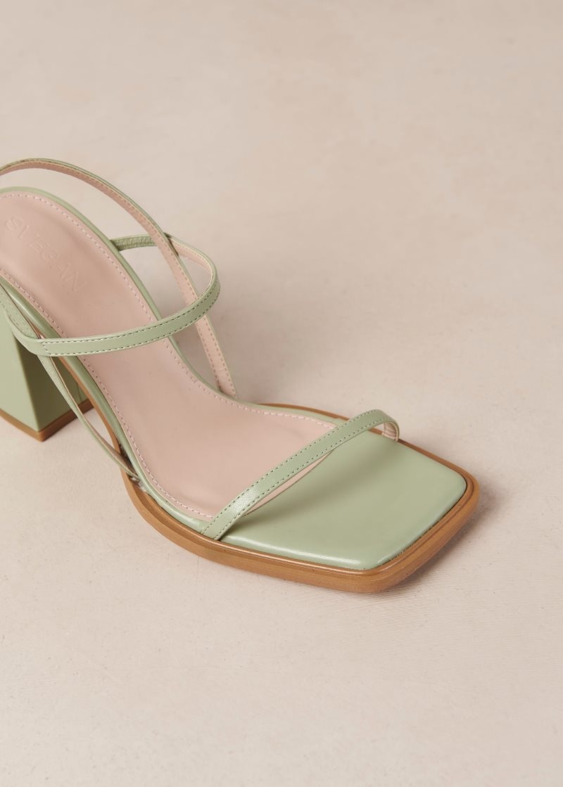 Alohas Lorena Vegan Sandals Verdes | GWKMB1270