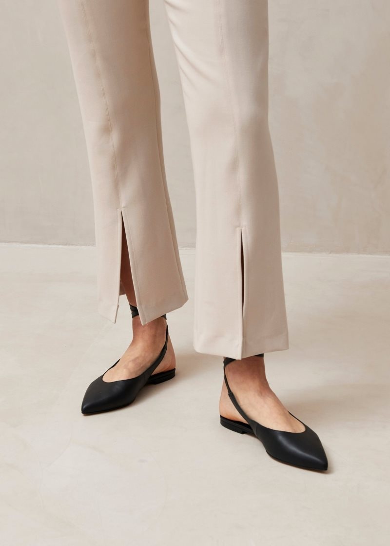 Alohas Martina Flare Pants Beige | HTWVS4710