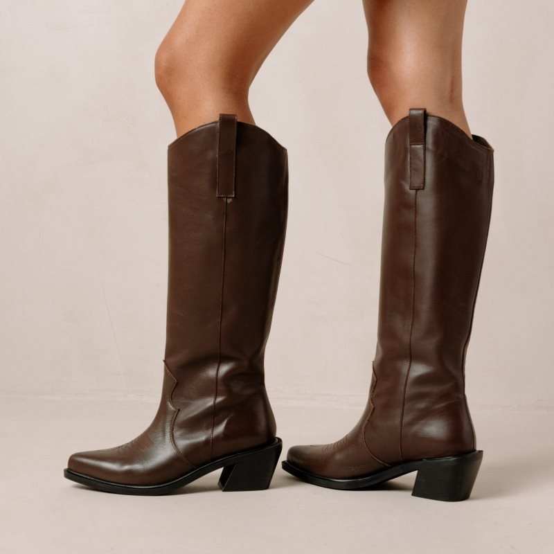 Alohas Mount Cuero Boots Cafes Marrom | XYSZU5870