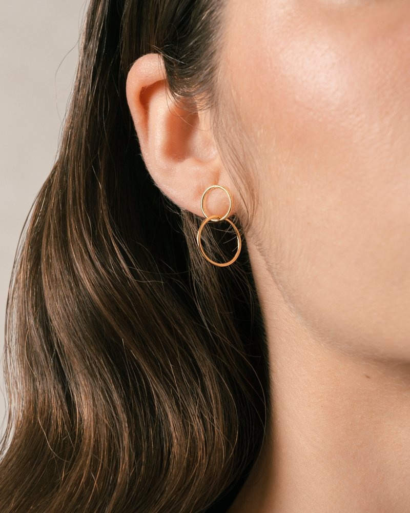 Alohas Papaya Earrings Dorados | MBYKE4561