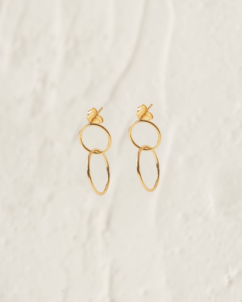 Alohas Papaya Earrings Dorados | MBYKE4561