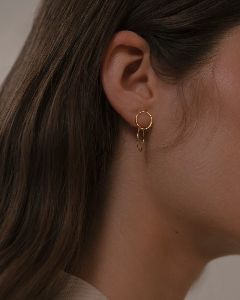 Alohas Papaya Earrings Dorados | MBYKE4561