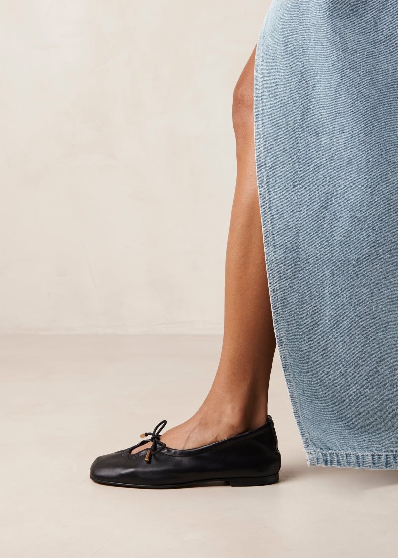 Alohas Rosalind Ballet Flats Negros | EACQV8795