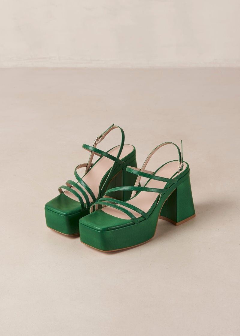 Alohas Talina Vegan Sandals Verdes | JNVED3510