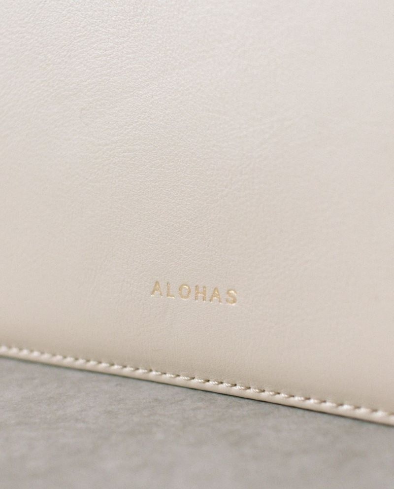 Alohas The A Scacchi CheckeHandbag Grises Beige Blancos | ZBGIK5403