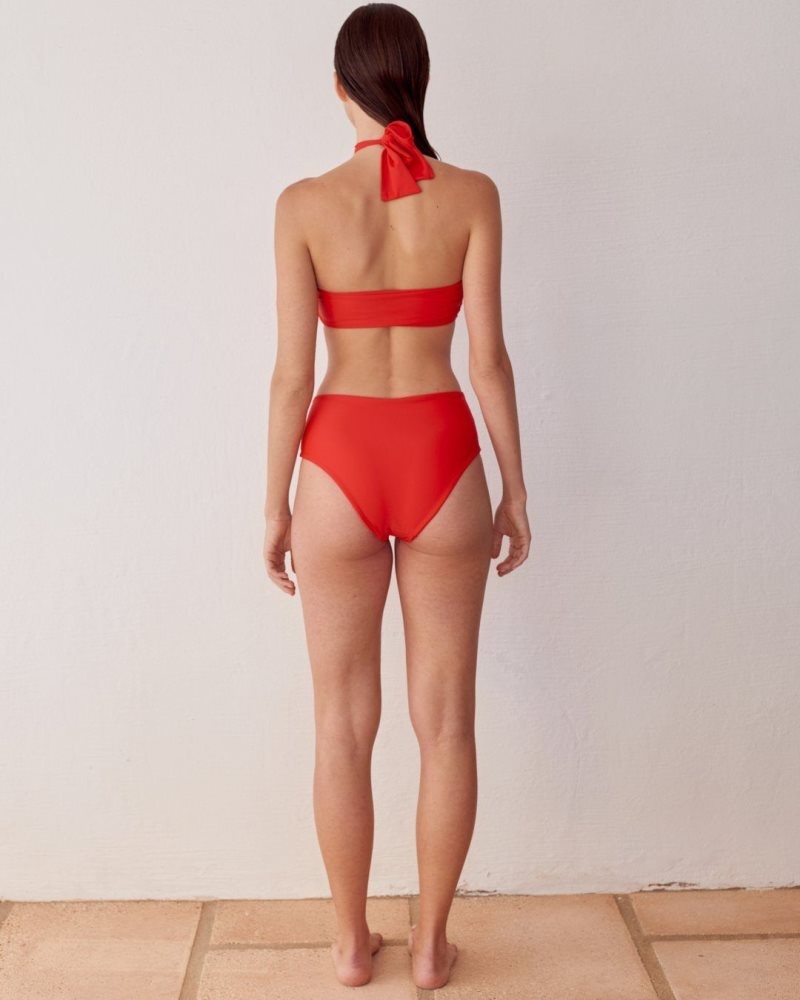 Alohas The Higher Econyl Bikini Bottom Rojos | IAYLQ4283