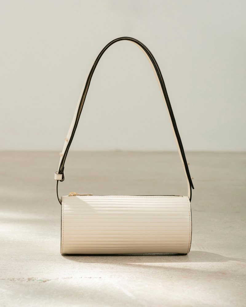 Alohas The I Plisado Cuero Handbag Blancos | WICRX4923